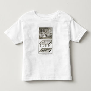 A mirror maker's workshop and tools, from the 'Enc Toddler T-Shirt