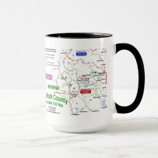 A Mistook County trail map mug