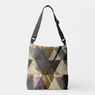 A modern abstract design crossbody bag