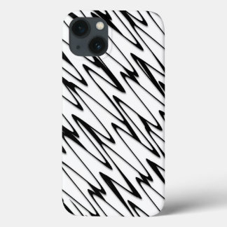 A Modern Abstract Energetic Line Art  iPhone 13 Case
