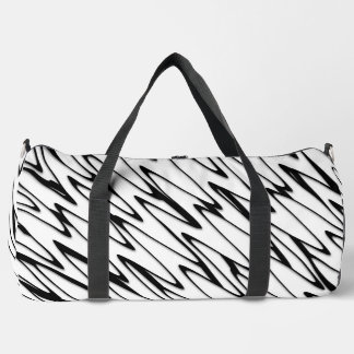 A Modern Abstract Energetic Line Art Duffle Bag