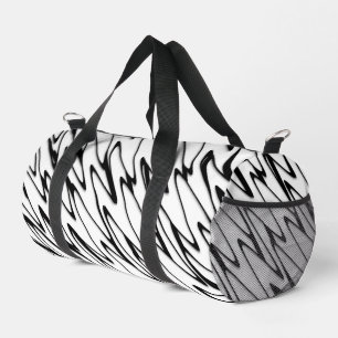 A Modern Abstract Energetic Line Art Duffle Bag