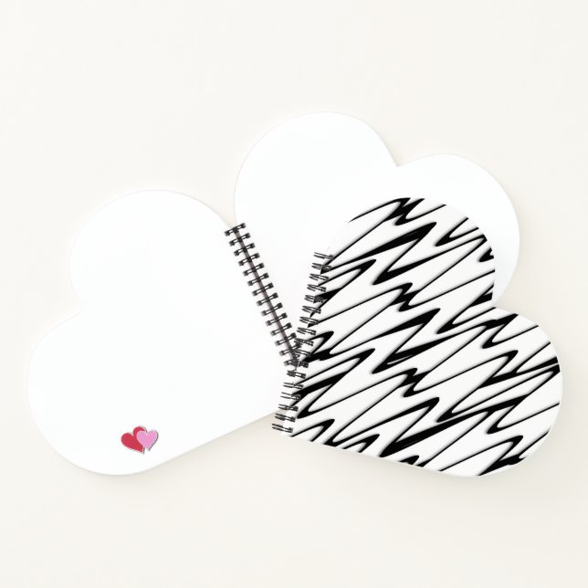 A Modern Abstract Energetic Line Art  Notebook (Inside)