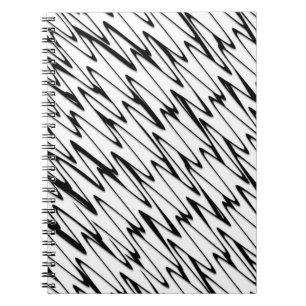 A Modern Abstract Energetic Line Art Notebook
