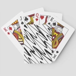 A Modern Abstract Energetic Line Art Playing Cards