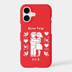 A modern Bauhaus personalized Valentine’s Day