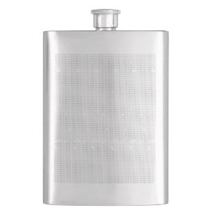 A modern design featuring a sleek combination of w hip flask