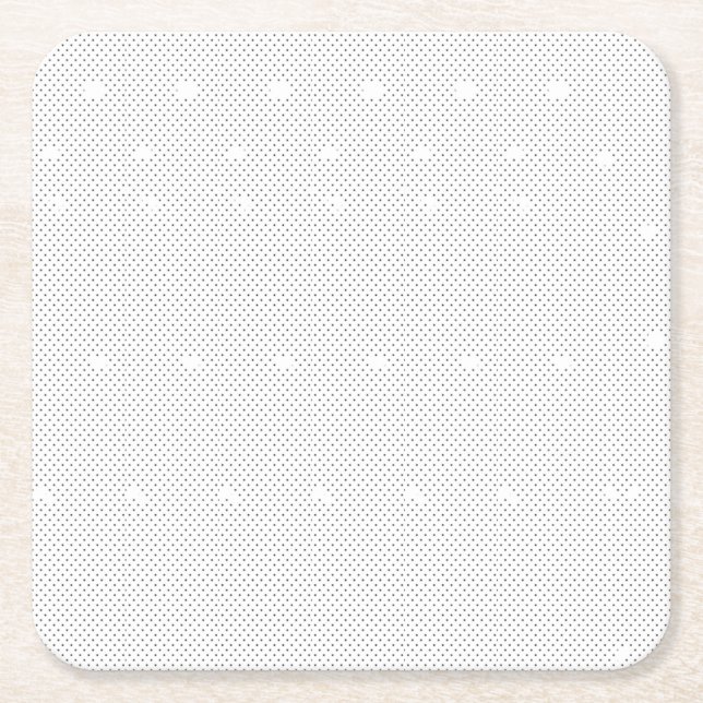 A modern design featuring a sleek combination of w square paper coaster (Front)