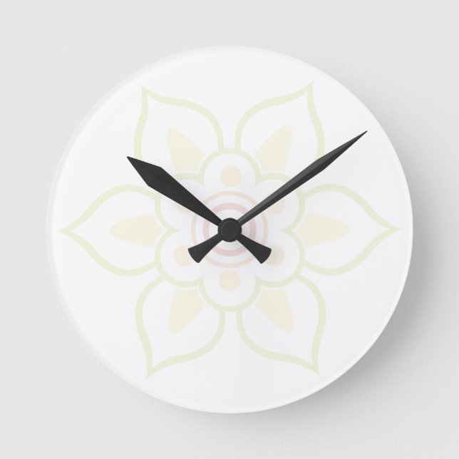 A Modern Interpretation of Korean Patterns Round Clock (Front)