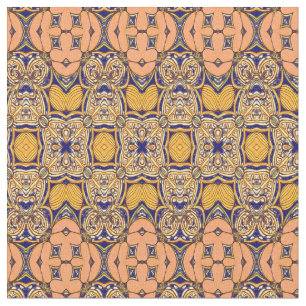A modern multicolor fabric print pattern design