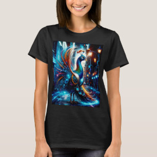 A Modern Peacock in the Big City T-Shirt