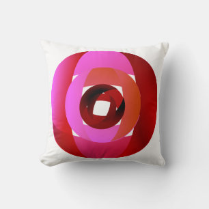 A Modern Rose Throw Pillow