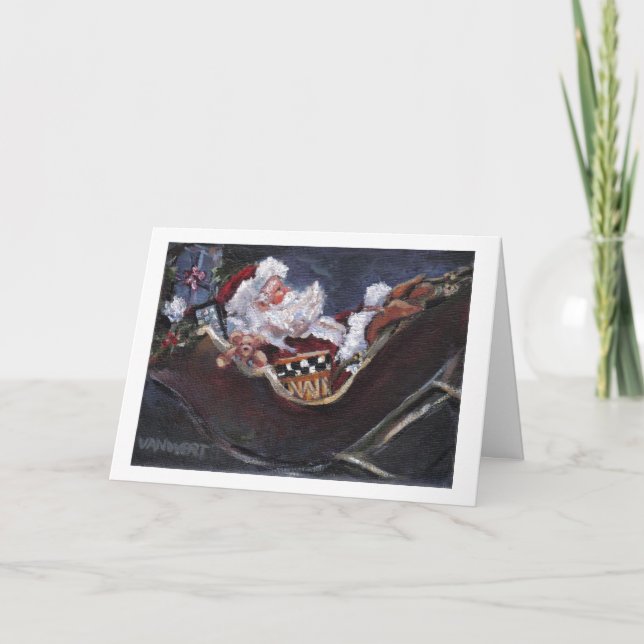 A Modern Twist on a Traditional Christmas Holiday Card (Front)