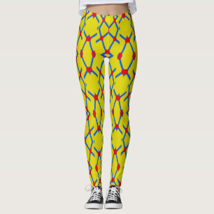 A modern vibrant "Ratti_Creative_Arts" Leggings