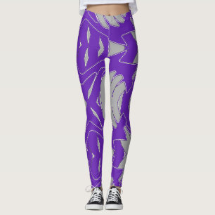 A modern vibrant "Ratti_Creative_Arts" Leggings