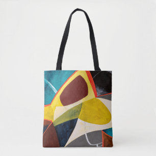 A Modernist Abstract Watercolor Painting. Tote Bag