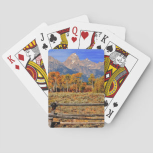 A Moment in Wyoming in Autumn Playing Cards