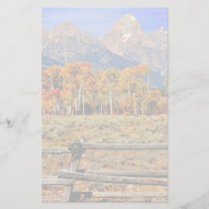 A Moment in Wyoming in Autumn Stationery