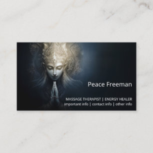 A Moment of Grace Meditation Art Business Card