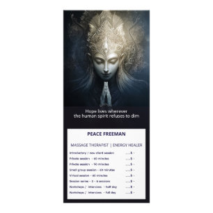A Moment of Grace   Meditation Art Rack Card