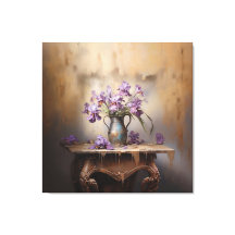 A Moment of Grace Pastel Paint Still Life Irises