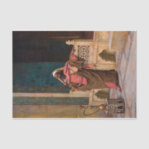 A Moment of Repose, 1906 by Ludwig Deutsch Tissue Paper