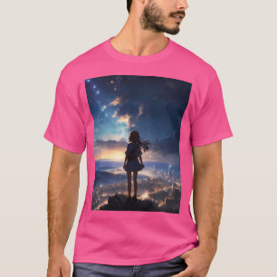 A Moment To Reflect On - A Dreamy Anime Artwork T-Shirt
