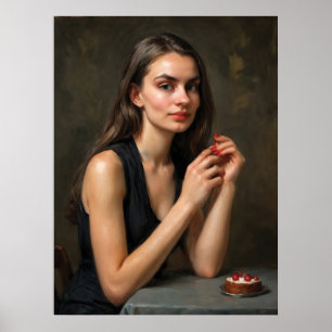 A Moment with Cherries Poster