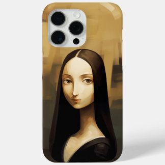 A Mona Lisa reimagined, a classic but also new. iPhone 15 Pro Max Case