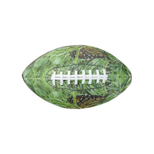 A Monarch Butterfly American Football