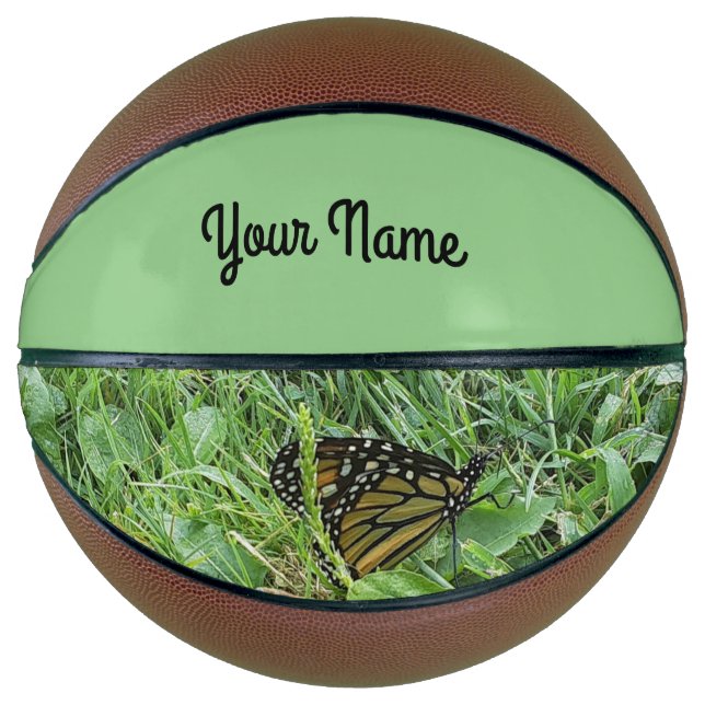 A Monarch Butterfly  Basketball (Front)