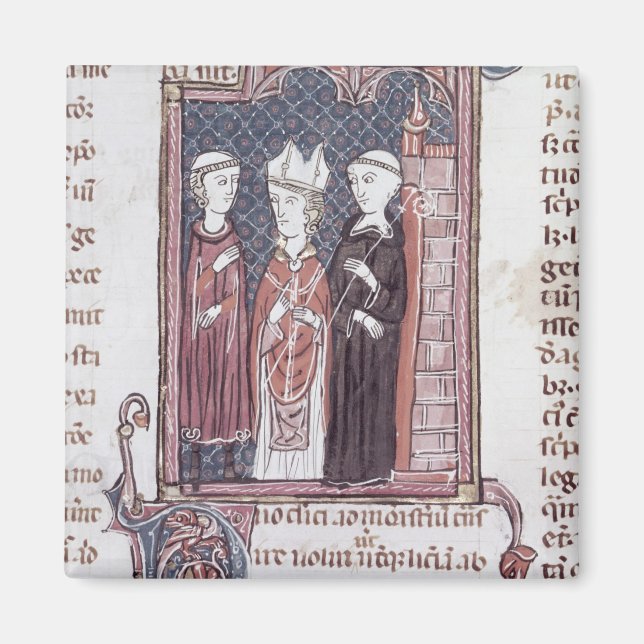 A Monk, a Bishop and an Abbot Magnet (Front)