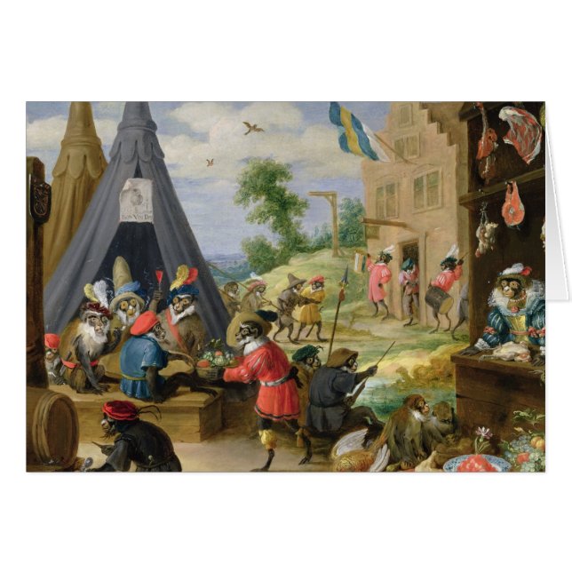 A Monkey Encampment (Front Horizontal)