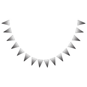 A monochrome image featuring a detailed pattern co bunting