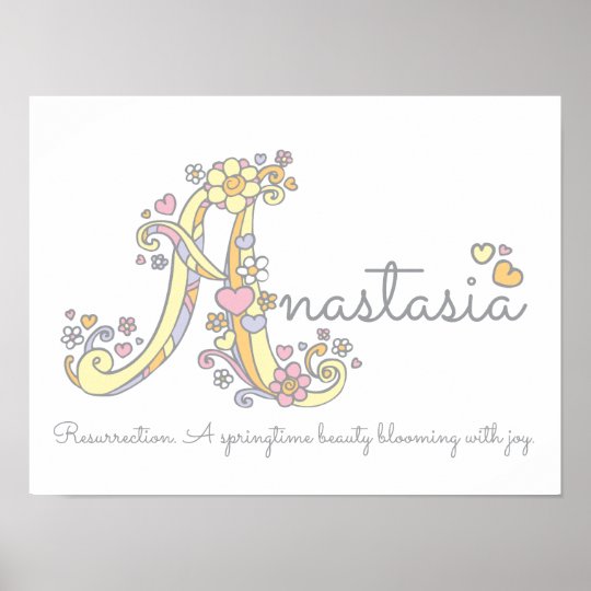 a-monogram-art-anastasia-girls-name-meaning-poster-zazzle-co-uk