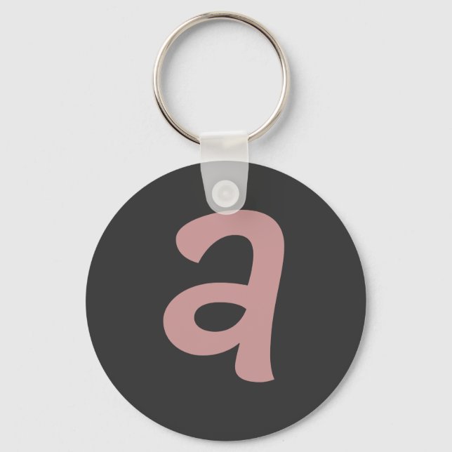 "A" monogram key chain (Front)