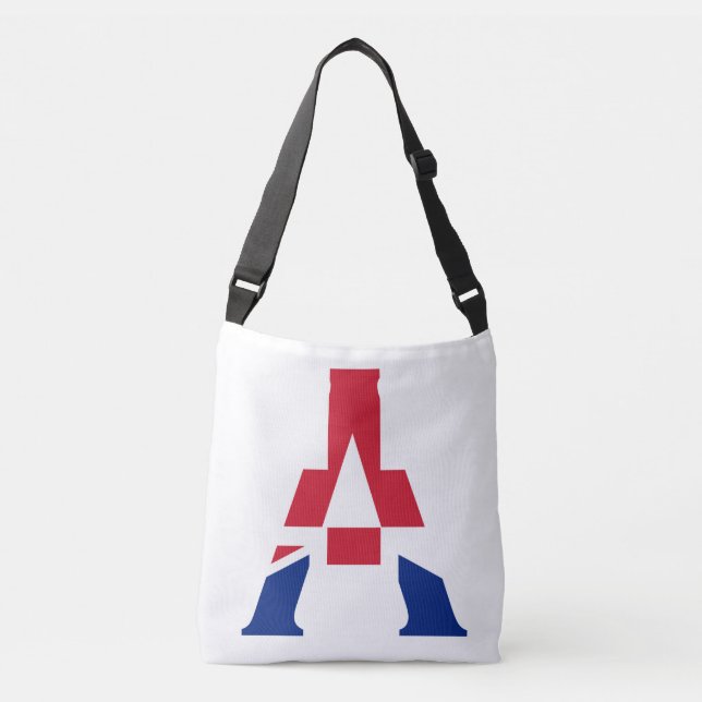 A Monogram overlaid on Union Jack Flag cbbcnt Crossbody Bag (Front)