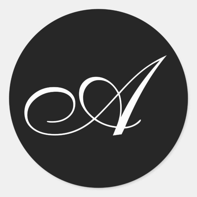 A Monogram Stickers (Front)
