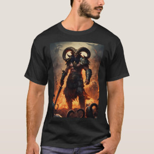 A monster warrior with the head of a ram 1 T-Shirt