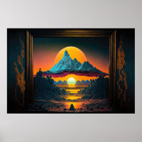 A Monument to Surrealism meets Retro-Future