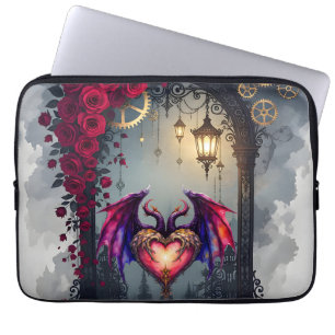 A Moonlit Invitation –Love Turns the Gears of Time Laptop Sleeve