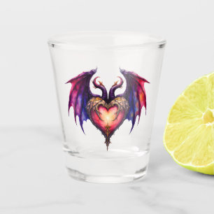 A Moonlit Invitation –Love Turns the Gears of Time Shot Glass