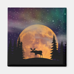A Moose on the Loose Magnet