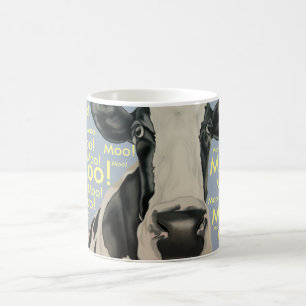 " A Mooving Experience " Its a cow mug! Coffee Mug