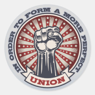 A More Perfect Union Classic Round Sticker