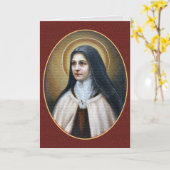 A MORNING PRAYER WRITTEN BY ST. THERESE CARD (Yellow Flower)