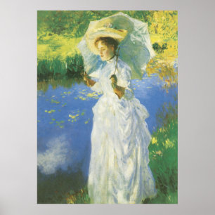 A Morning Walk, John Singer Sargent Poster