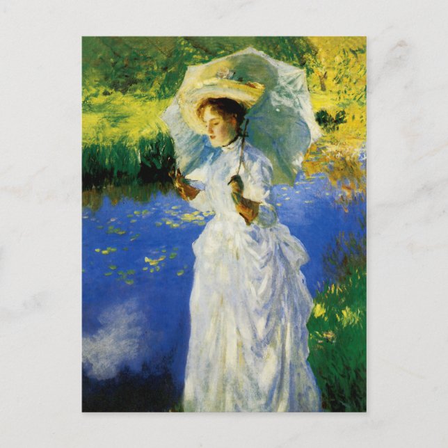 A Morning Walk Postcard (Front)