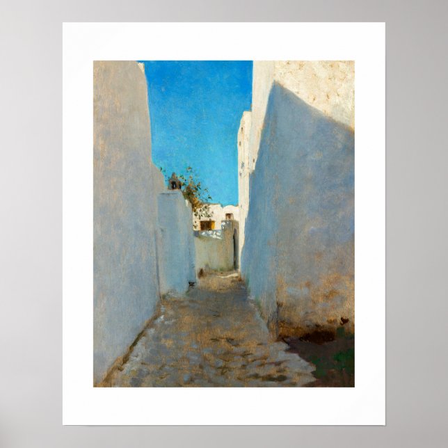 A Moroccan Street Scene (ca. 1879–1880) Poster (Front)