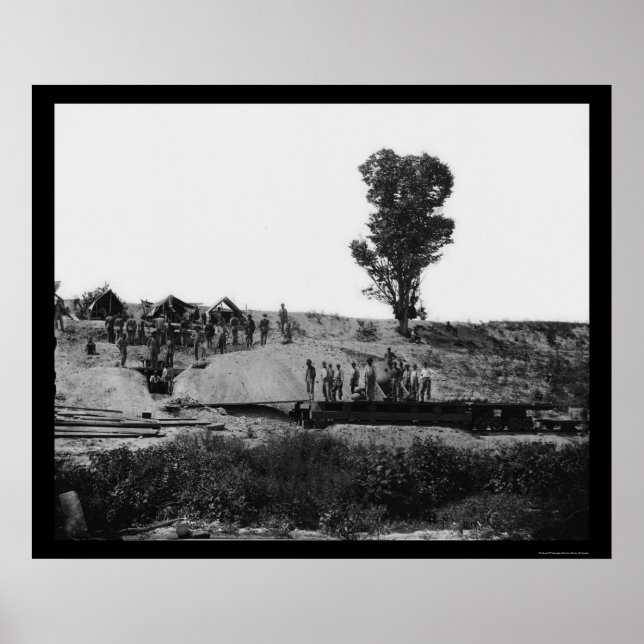 A Mortar, Called The Dictator, Petersburg, VA 1864 Poster (Front)